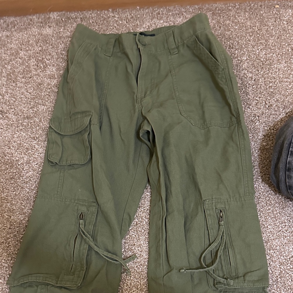 Aeropostale Olive Cargo Pants for women